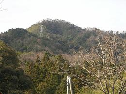 大元神社より望む茶臼山
