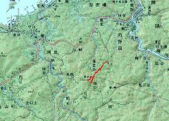 茶臼山の地図